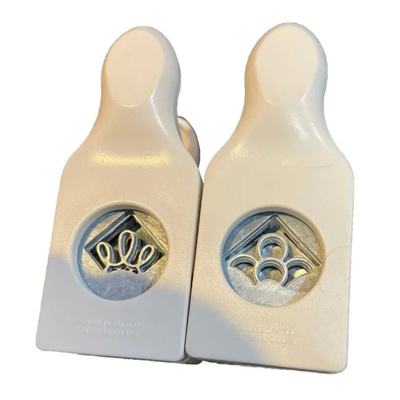 Martha Stewart Swirling Lace Loops Cutout Decorative Corner Punch Craft Set Of 2 - Picture 2 of 2